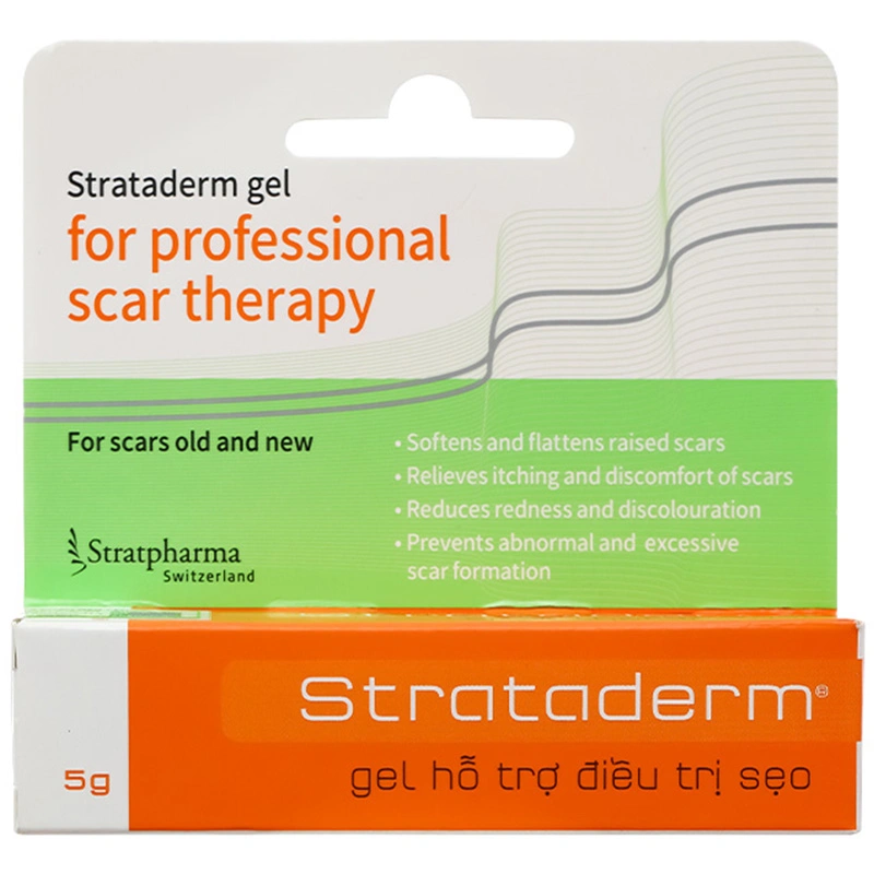 Gel Strataderm hỗ trợ giảm sẹo lồi, sẹo xấu, sẹo lâu năm tuýp 5g - 2